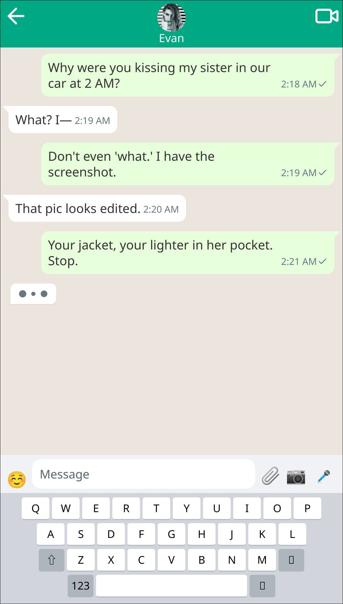 Texting Story preview