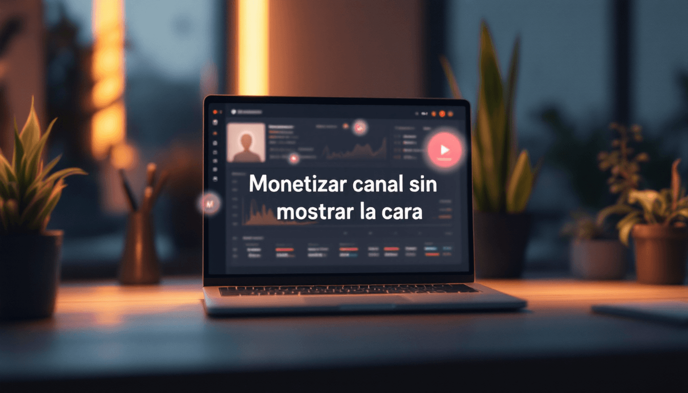 Cómo monetizar un canal sin mostrar la cara en YouTube (2026)